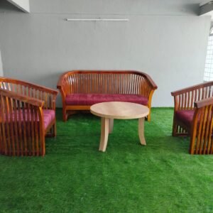 V STORE l Teak Wood Sofa Set